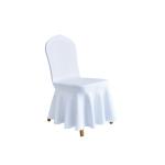 Silla de comedor con falda view 3