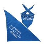 Triangle polyester bandeanna view 2