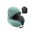 Almohadas de cuello encapuchado para viajar view 2