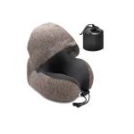 Almohadas de cuello encapuchado para viajar view 1