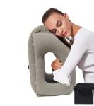 Almohada de viaje inflable para avión view 3