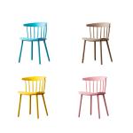 Chaise en plastique avec dossier view 2
