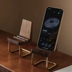 Porte-téléphone mobile tabouret en bois view 2