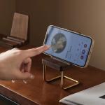 Porte-téléphone mobile tabouret en bois view 4