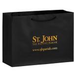 Big black gloss laminated bag view 1