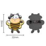 Amor abeja pin view 3