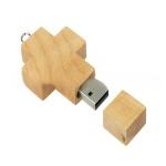 Madera de arce con forma de memoria palo usb view 2