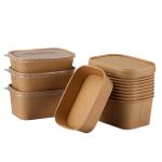 Container de préparation de repas écologique avec couvercle view 1