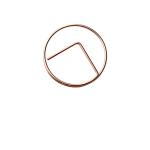 Cute Steel Paper Clip, Pink view 1