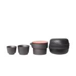 Set de té de cerámica portátil view 2