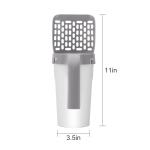 Gato litro scooper con contenedor de basura view 1