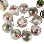 Bola de decoración de navidad transparente view 1