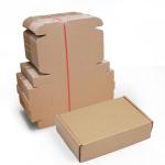 Caja marrón ondulada view 1