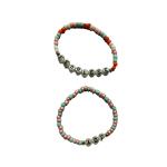 Bracelet en perles d'alphabet brillant dans l'obscurité view 1