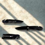 Cuchillo táctico de cresta negra view 2