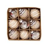 8cm bolas colgantes de navidad 9pc/set view 1