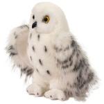 Sorcier hiboux enneigé peluche animal farci view 2