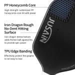 T700 fibra de carbono teflon pickleball paddle view 6