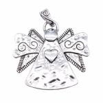 Amor corazón ángel colgante view 1