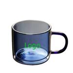 Taza de vidrio de paredes dobles view 2