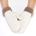 Mitten de punto bicolor view 4