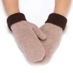 Mitten de punto bicolor view 6