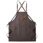 Tablier de travail de bib denim réglable view 4
