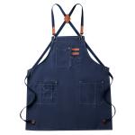 Tablier de travail de bib denim réglable view 2