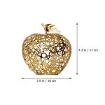 Ornement de pomme en métal view 4