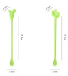 Cactus swizzle stick set view 3