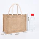 Mini jute regalo tote view 1