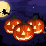Halloween jack-o-lantern view 3