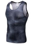 Hommes compression shaper tank top view 2