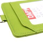 Porte badge en cuir sans lanière view 2