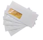 Enveloppes en insert blanc 24 lb view 1