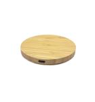 Cargador de madera maciza de 15w teléfono móvil view 2