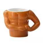 Taza de cerámica muscular masculina 350ml view 1