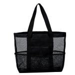 8 bolsillos playa mesh tote bolsa view 1
