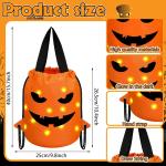 Led luz bolsa de halloween dibujante view 2