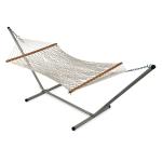 Hamaca de cuerda doble con soporte view 2