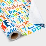 Rollo de papel reversible de cumpleaños view 2