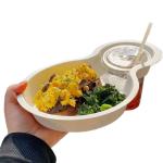 Eco friendly porta taza compostable view 2