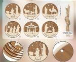 Navidad nativity escena adornos kit view 1