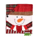 Chaise de noël dos couverture santa claus view 4