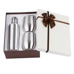 Botella de vino & 2 tumbler regalo view 1