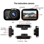 1080p hd coche dash cam view 1