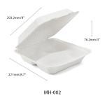 8" contenedor de alimentos a base de plantas view 2
