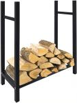 Porte-rack en bois de chauffage extérieur de 2 pieds view 2