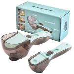 2pcs cuillère de mesure réglable en plastique view 2