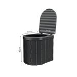 Retrete plegable con tapa view 2